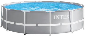 Intex Rundpool »PRISM FRAME PREMIUM POOL« (Set), inkl. hochwertigem Intex Pool-Reinigungsset