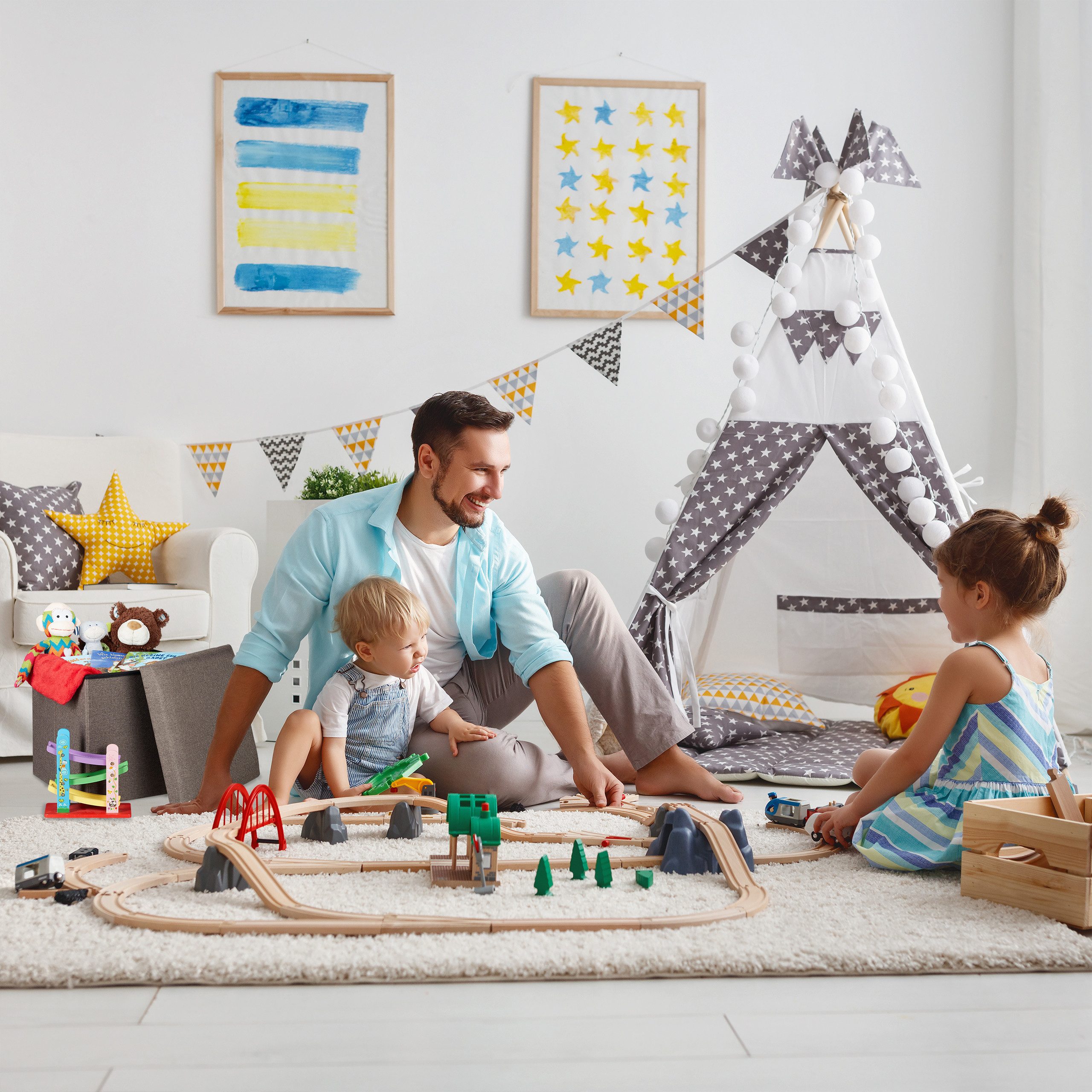 relaxdays Sitzhocker mit Stauraum, Dunkelgrau günstig online kaufen
