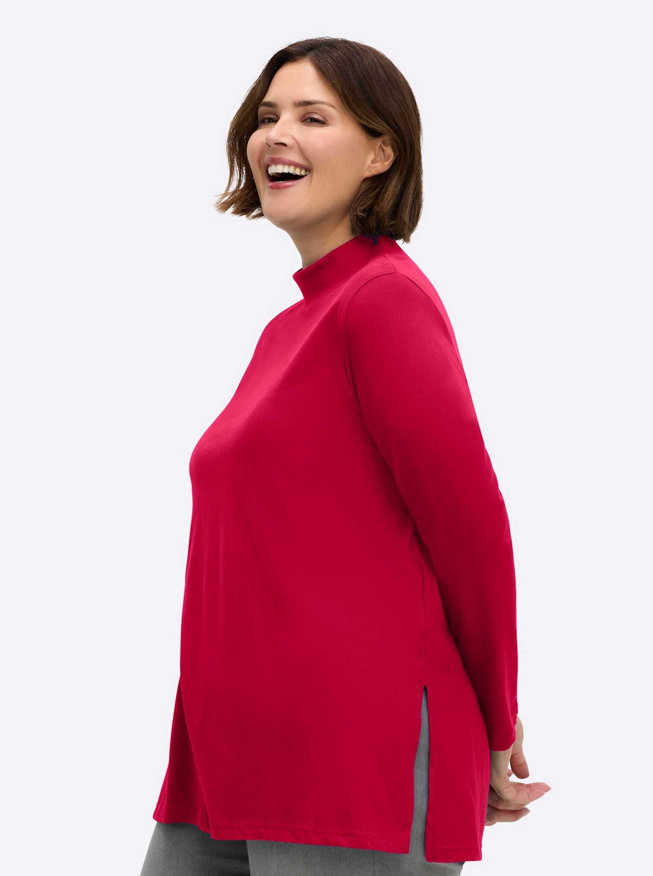 Sieh an! T-Shirt Longshirt Langarm