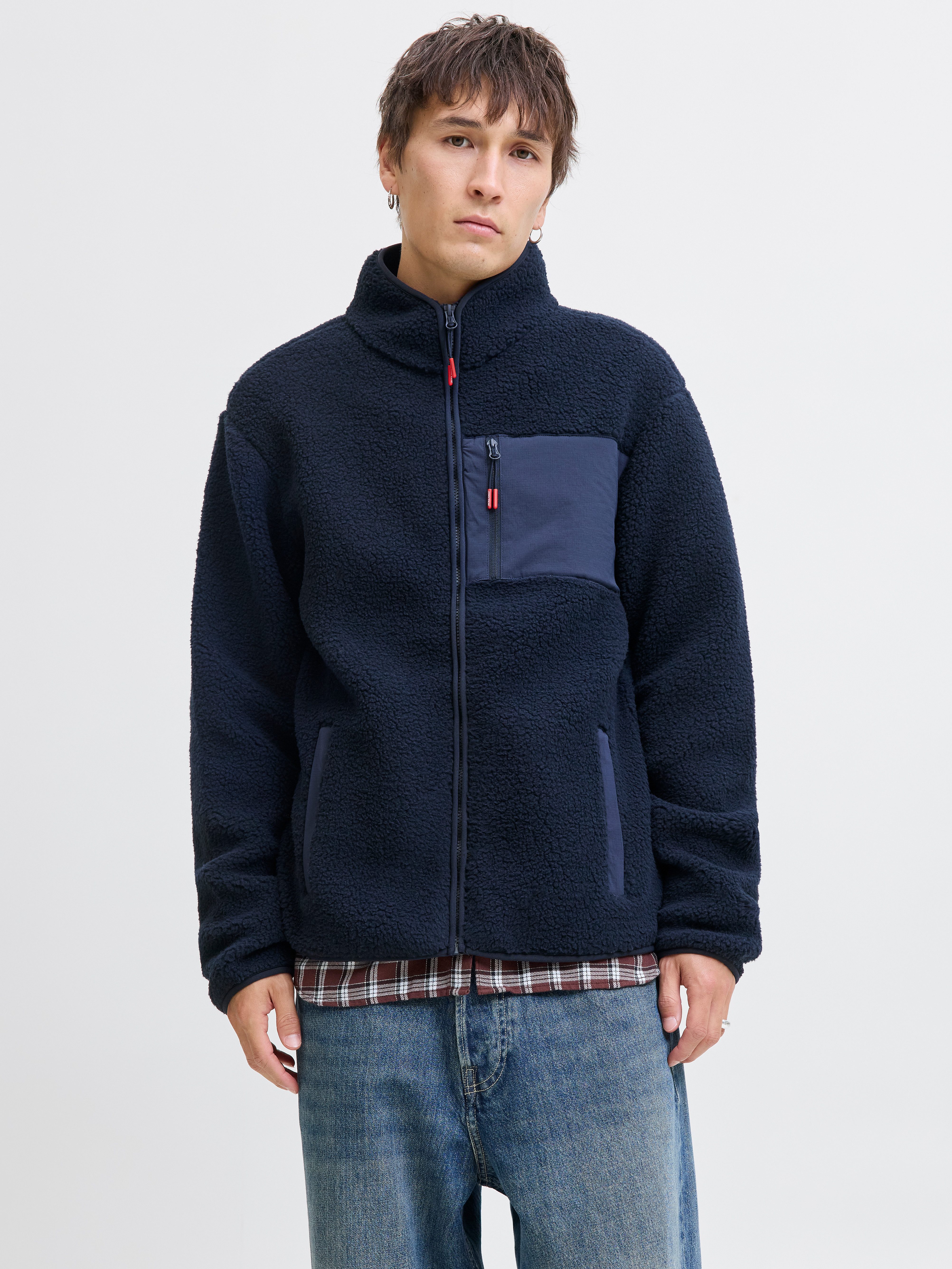 Jack & Jones Fleecejacke JJTHATCHER FLEECE JACKET günstig online kaufen