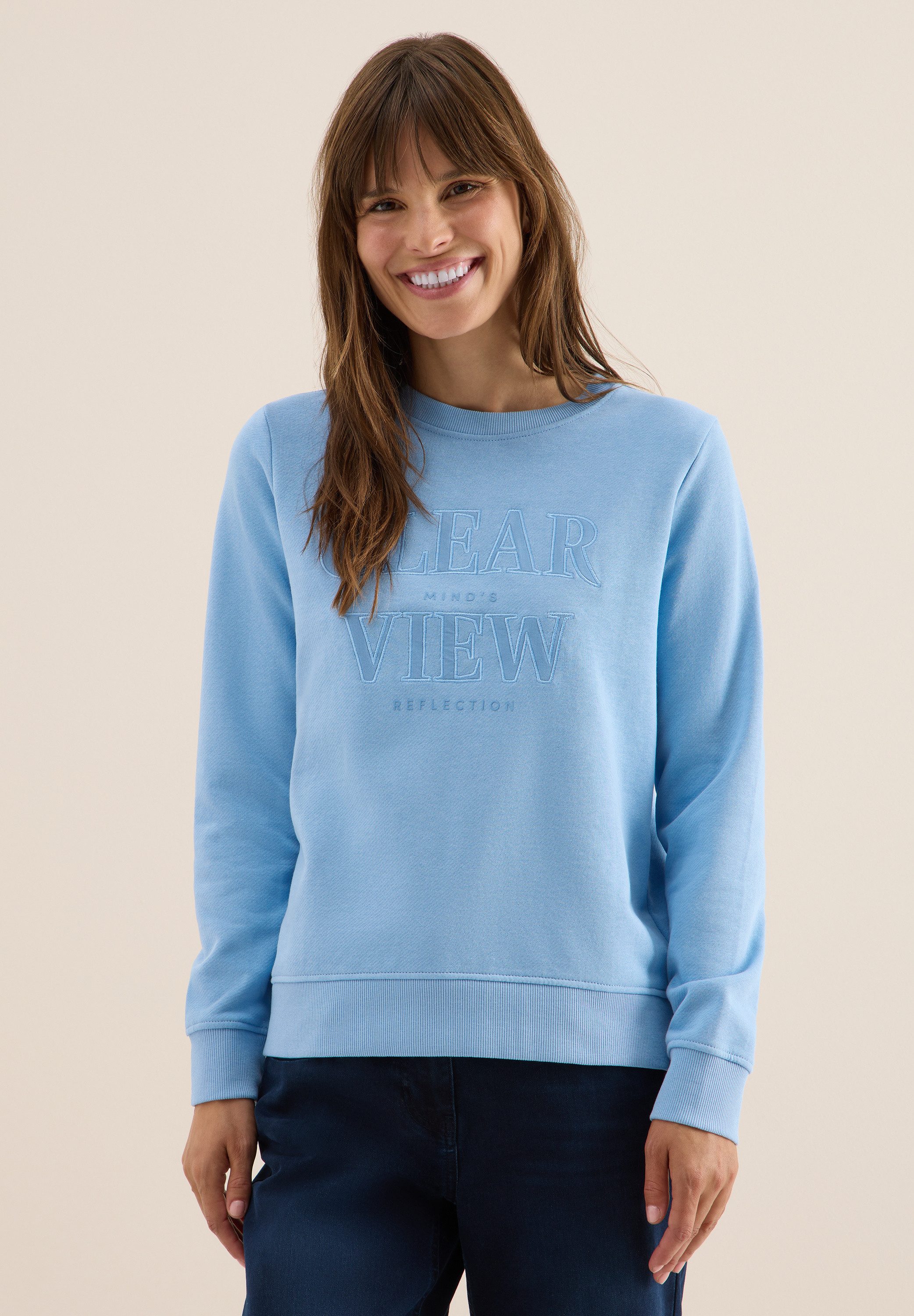 CECIL Sweatshirt aus reiner Baumwolle günstig online kaufen
