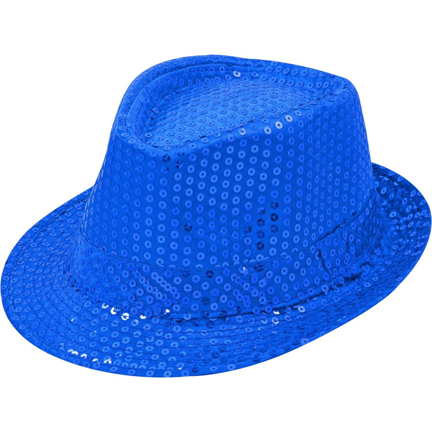 Party Factory Kostüm Paillettenhut Glitzer Hut Unisex viele Farben Karneval Party Fasching, mit glitzernden Pailletten versehen