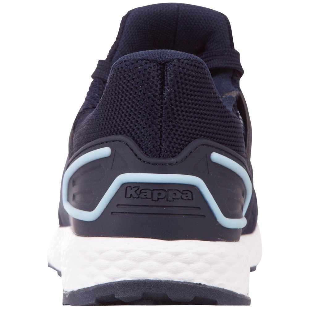 Sneaker navy-mint in Kappa raffinierter Zweilagigkeit