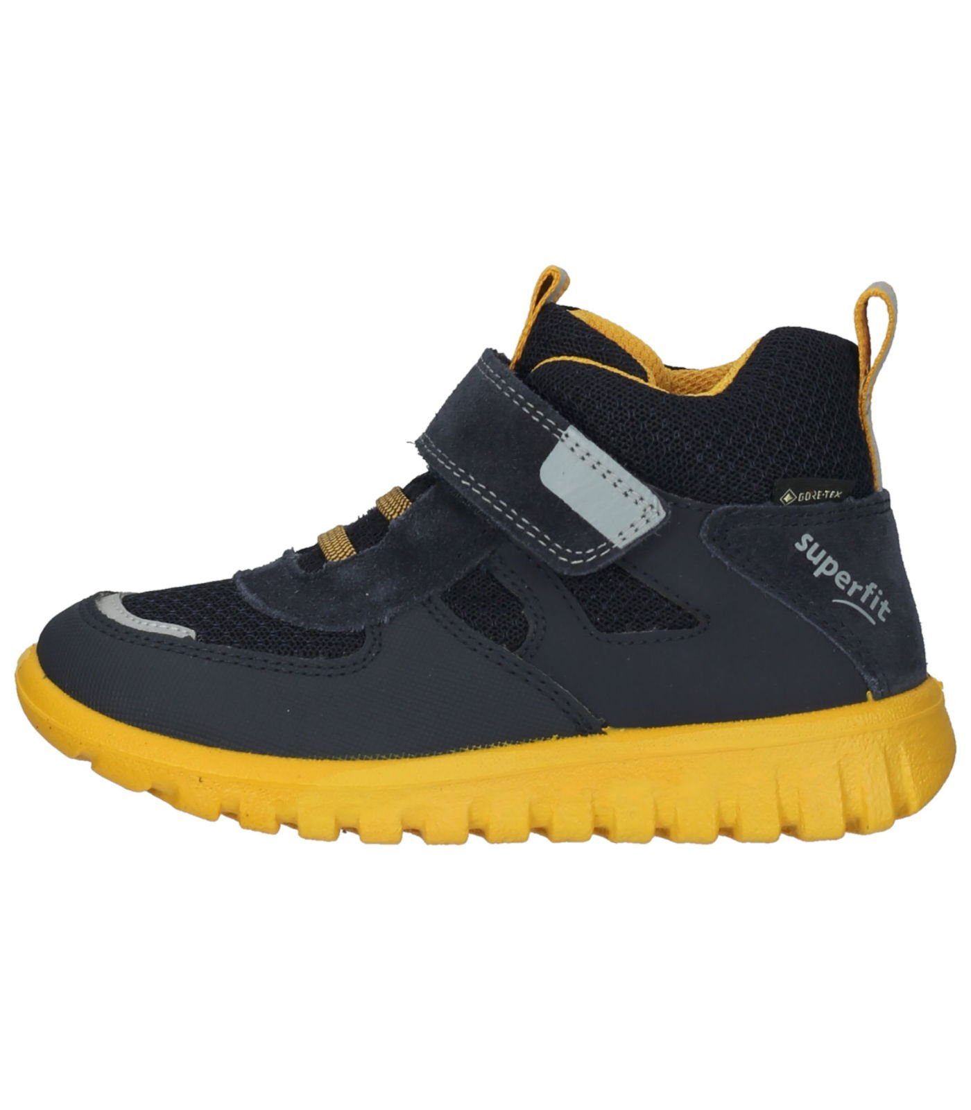 Superfit Sneaker Blau Gelb Sneaker Lederimitat/Textil