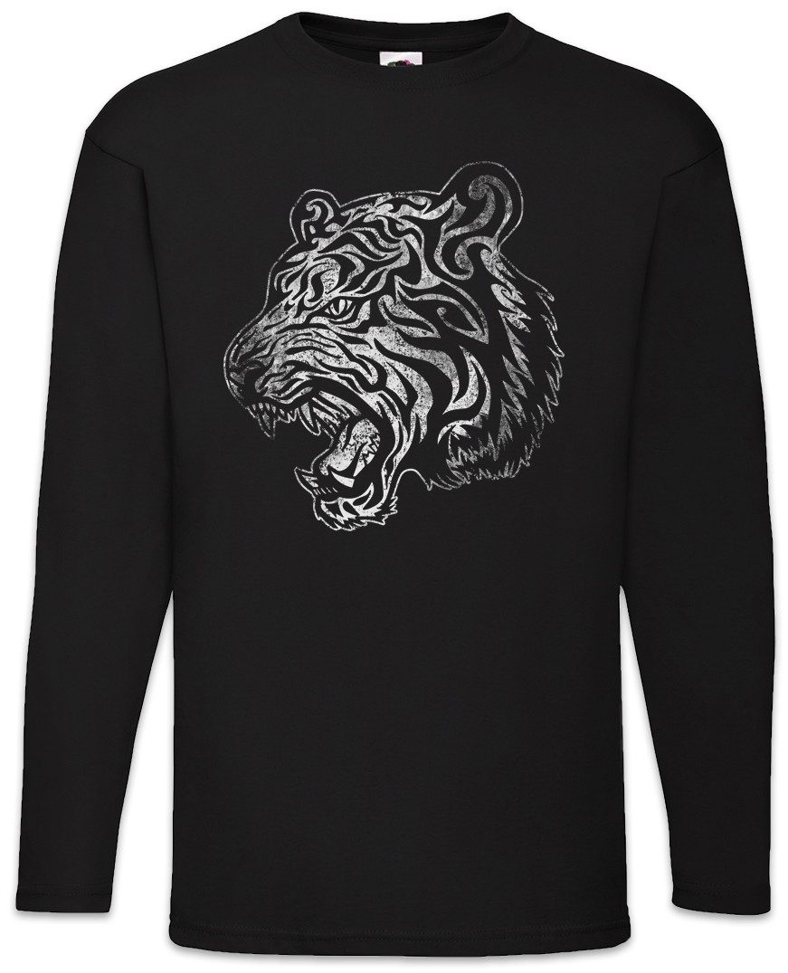Langarmshirt Tribal Tiger III Langarm T-Shirt Art Tattoo Knoten Kelten Keltisch