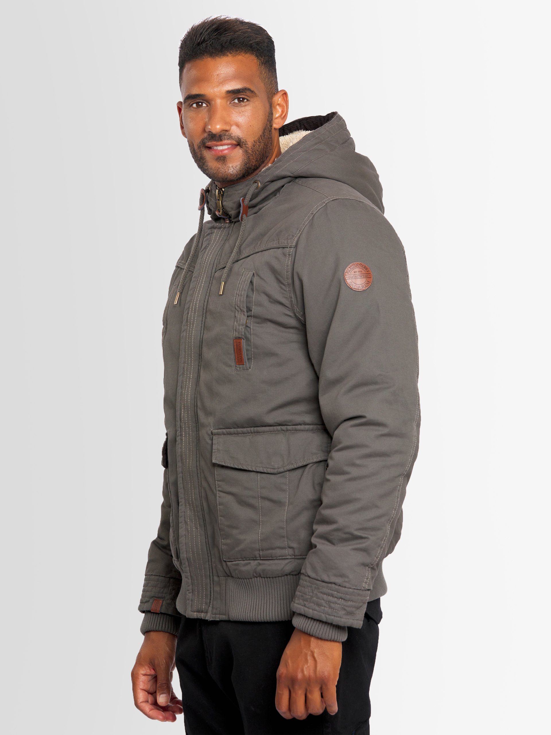 Alessandro Salvarini Winterjacke ASRigio mit warmem Teddyfell