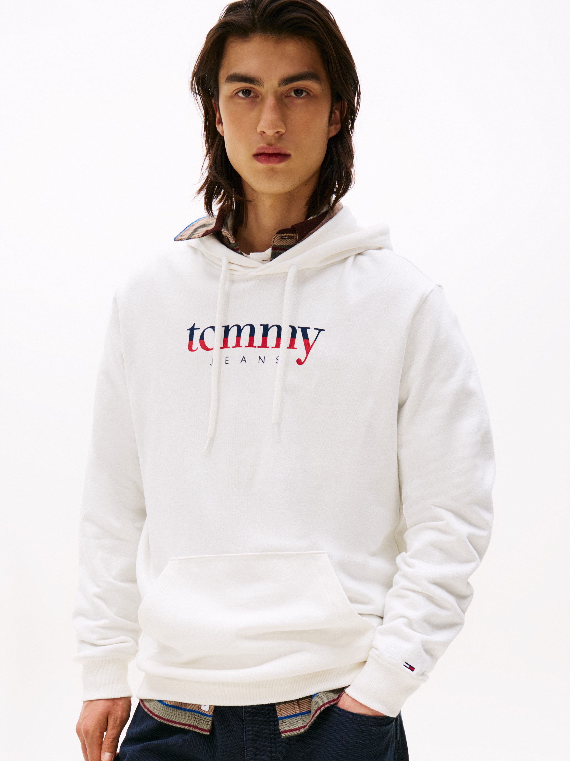 Tommy Jeans Hoodie TJM DNA Sweatshirt, Reuglar Fit, mit Logo