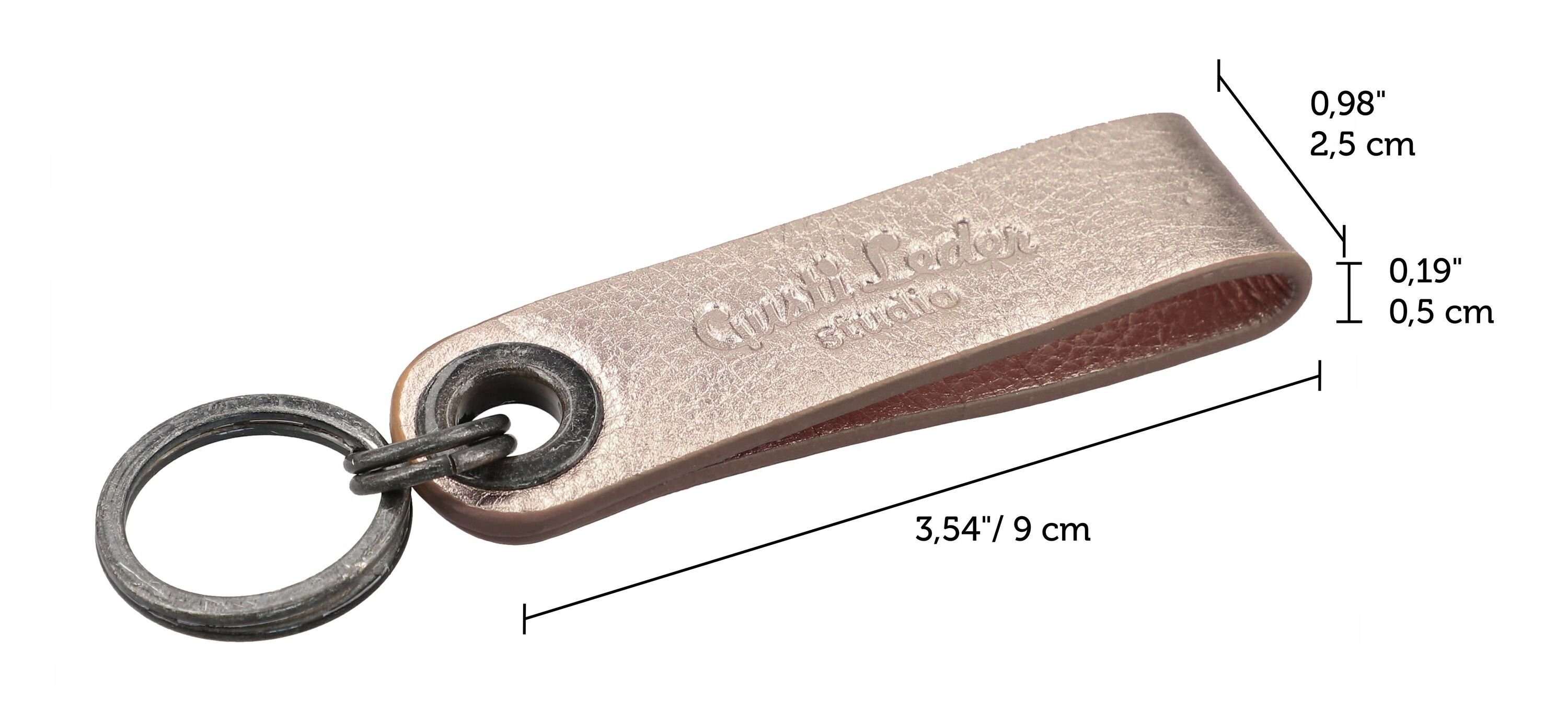 Gusti Leder Alina Metallic Rosé Schlüsselanhänger (1-tlg)