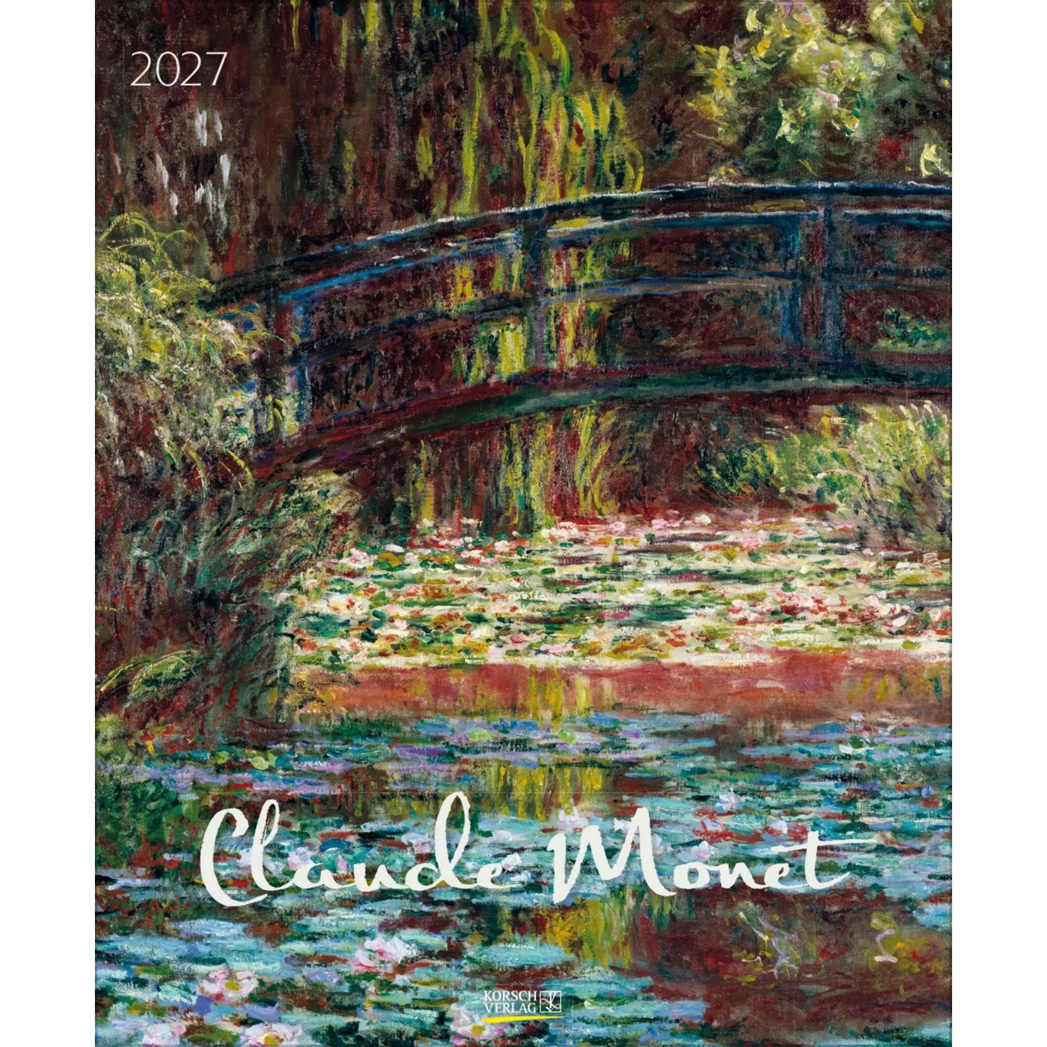 Korsch Verlag Wandkalender Claude Monet 2027