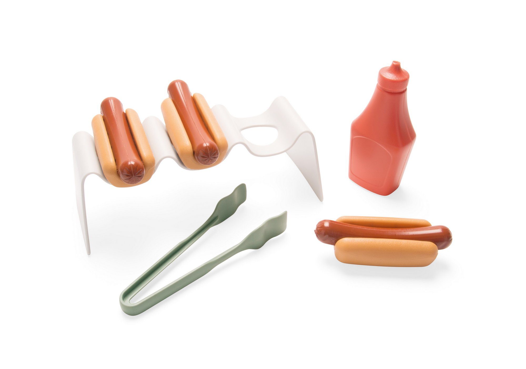 Spielgeschirr Green Garden Kinder-Spielzeug Hot-Dog-Set Hotdog Spielset