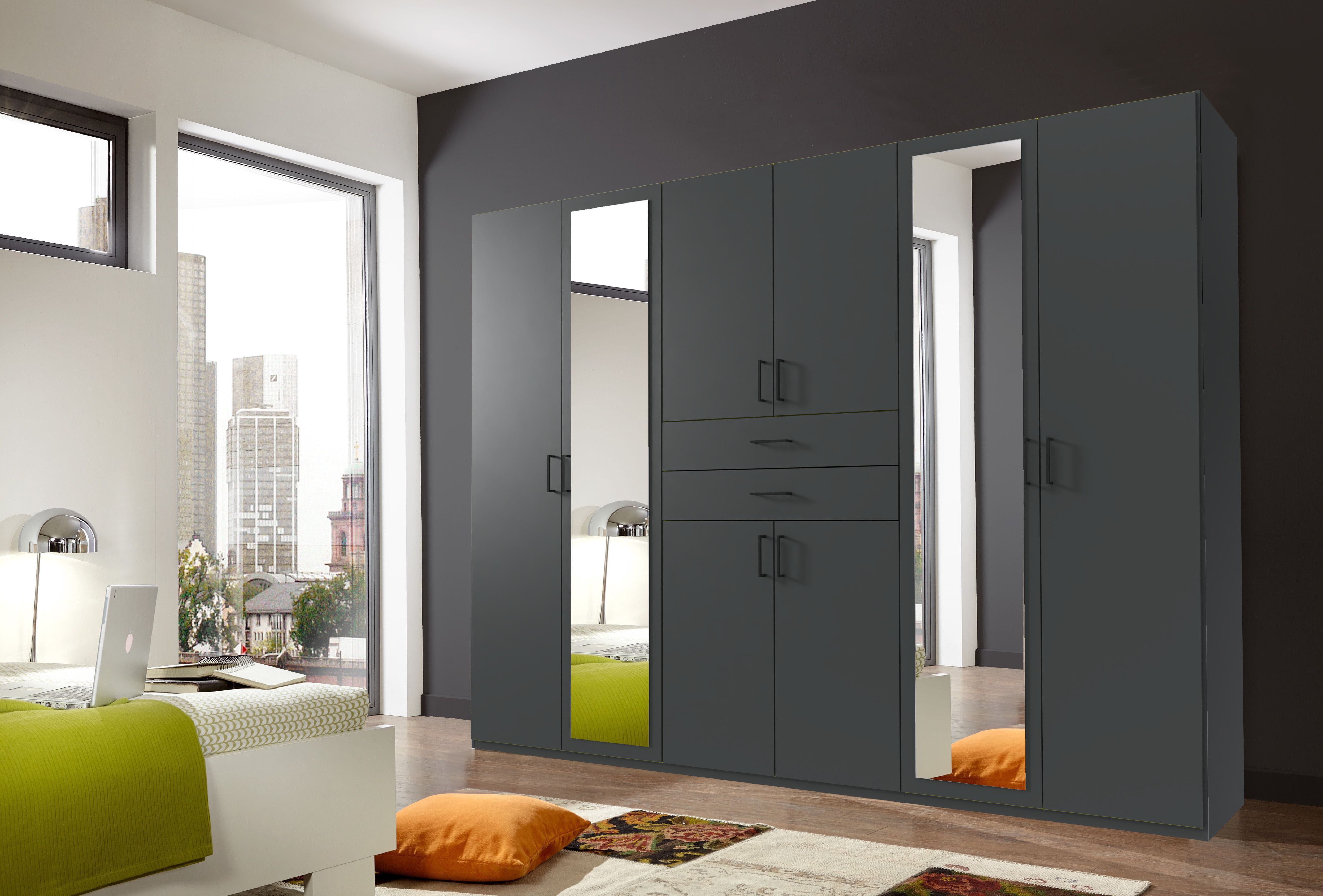 Wimex Kleiderschrank Diver Drehtürenschrank mit Spiegel, 180, 225 o. 270cm günstig online kaufen