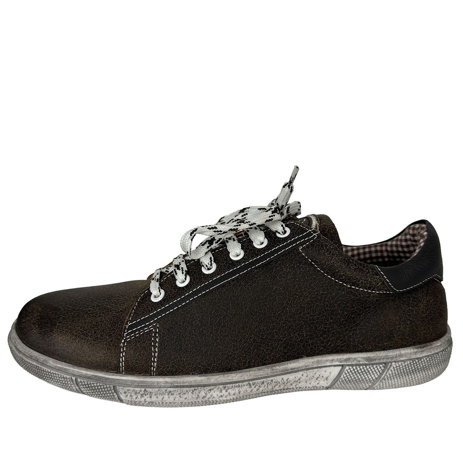 Maddox Herren Trachten Leder Schuhe "Siegfried" - Nappato Bernstein Sneaker günstig online kaufen