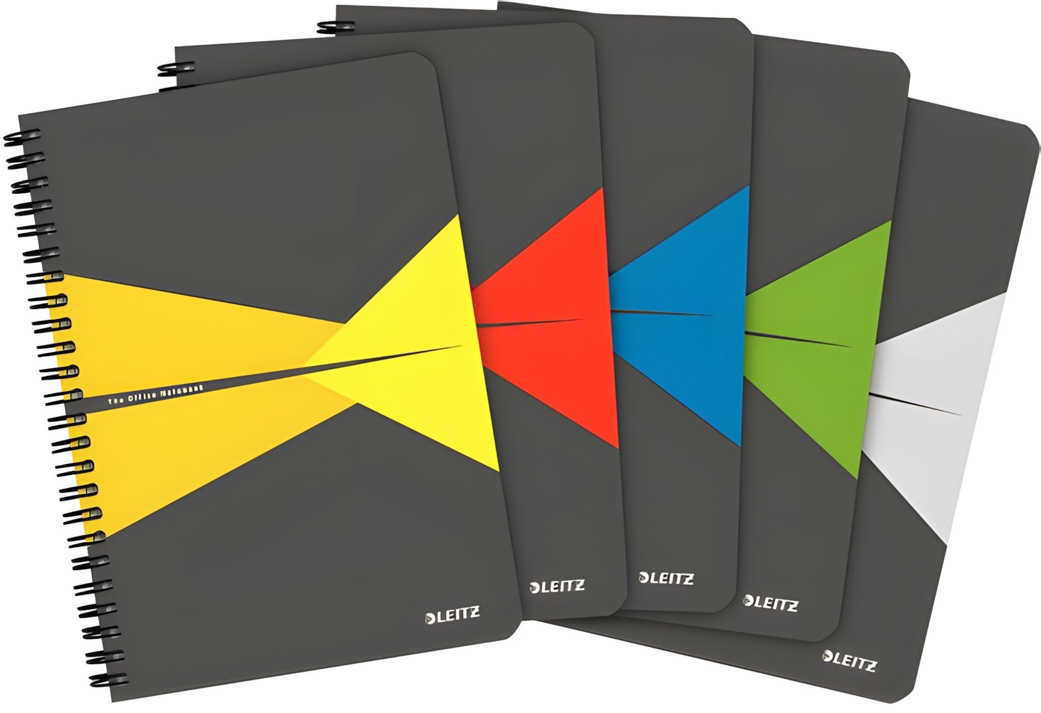 LEITZ Collegeblock LEITZ Collegeblock Office Card A5 liniertt sort Collegeblock Office