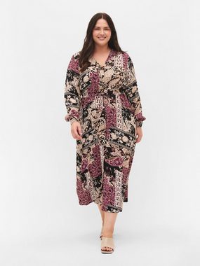 Zizzi Blusenkleid MISSA (1-tlg) Drapiert/gerafft