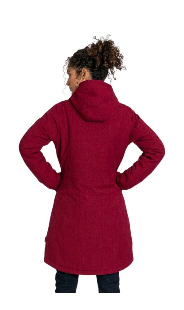 Elkline Wintermantel Apres Ski (winddicht, wasserdicht) rot melange Damen