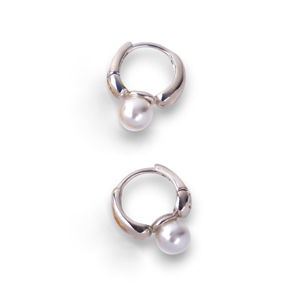 SHELAGO Perlenohrringe - Creolen mit Perlen, Ohrschmuck Perle, Schmuck Gesc günstig online kaufen