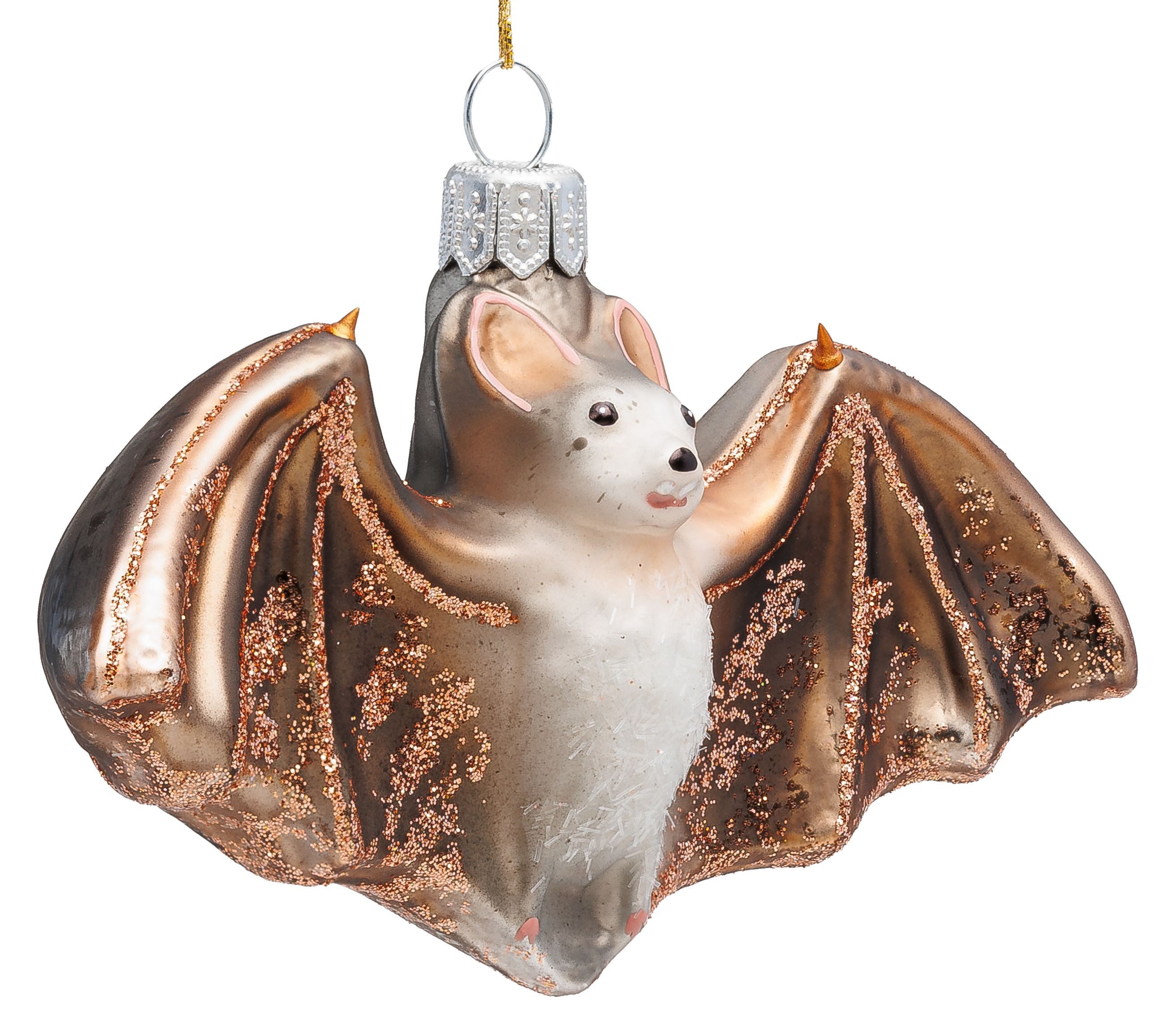 SIKORA Weihnachtsbaumkugel Fledermaus Besondere Weihnachtskugel Glas Figur günstig online kaufen