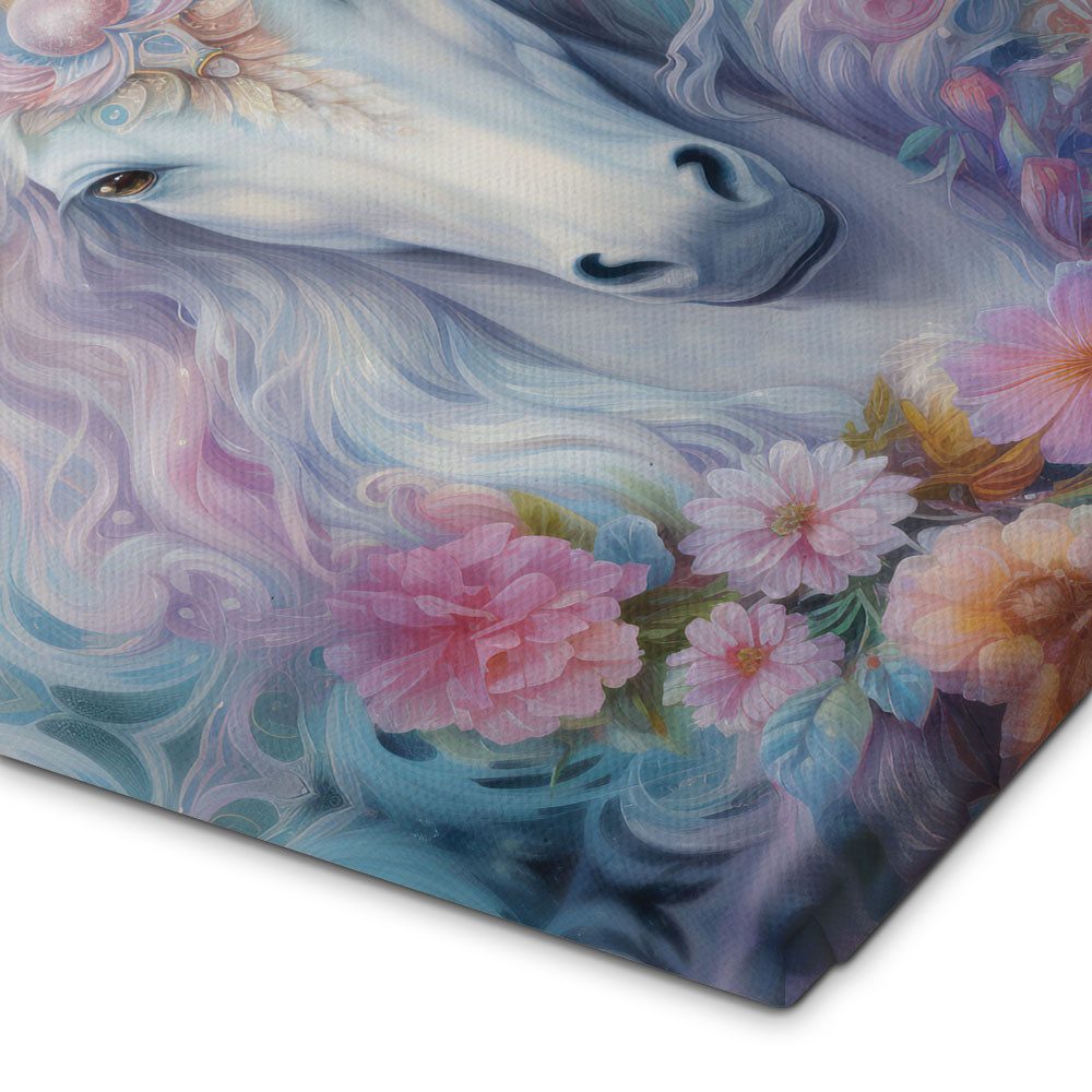 Posterlounge Wandbild Majestätisches Einhorn, Dolphins DreamDesign, erhältlich als Poster, Leinwandbild, Wandsticker oder Acrylglasbild