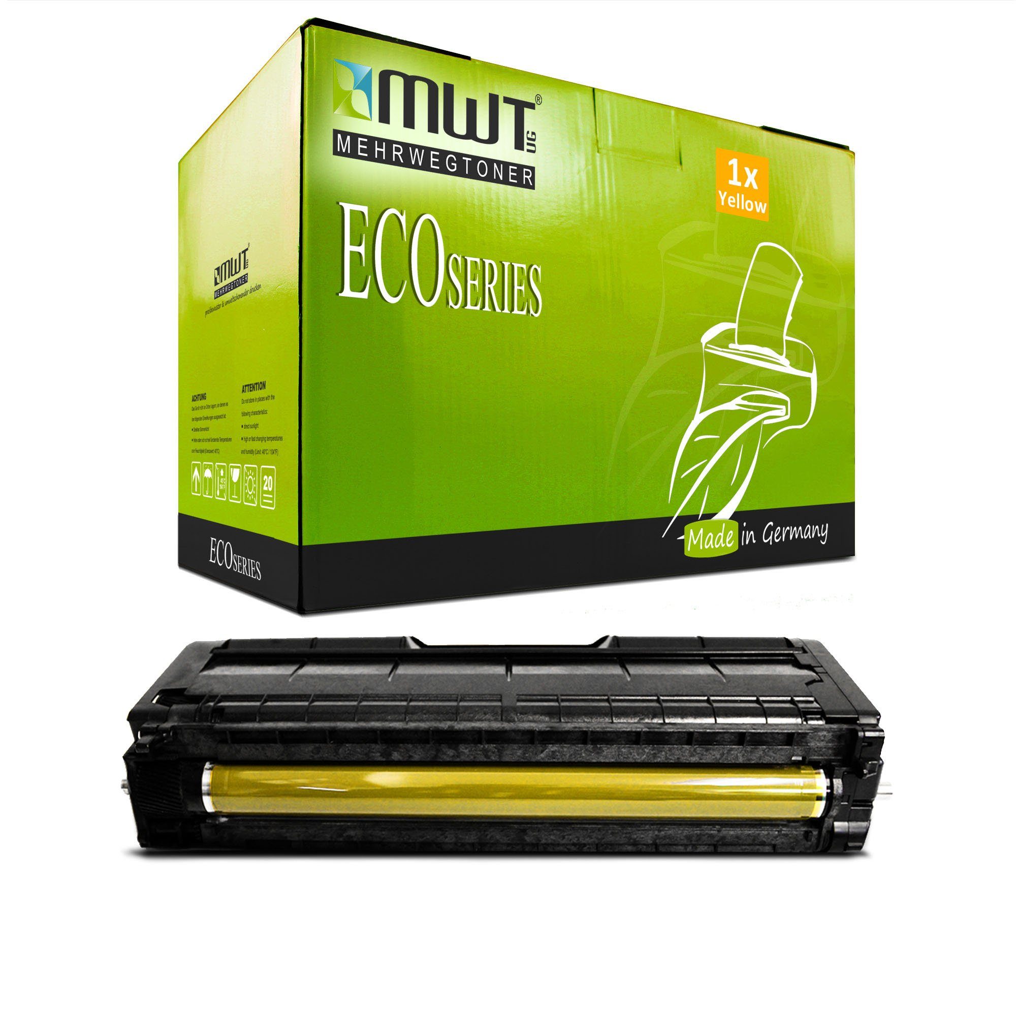 Mehrwegtoner Tonerkartusche Toner ersetzt Ricoh 407902 für SP C340 341 Yellow