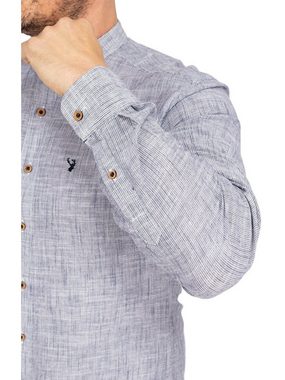 Spieth & Wensky Trachtenhemd Hemd ARNOLD blau (Slim Fit)