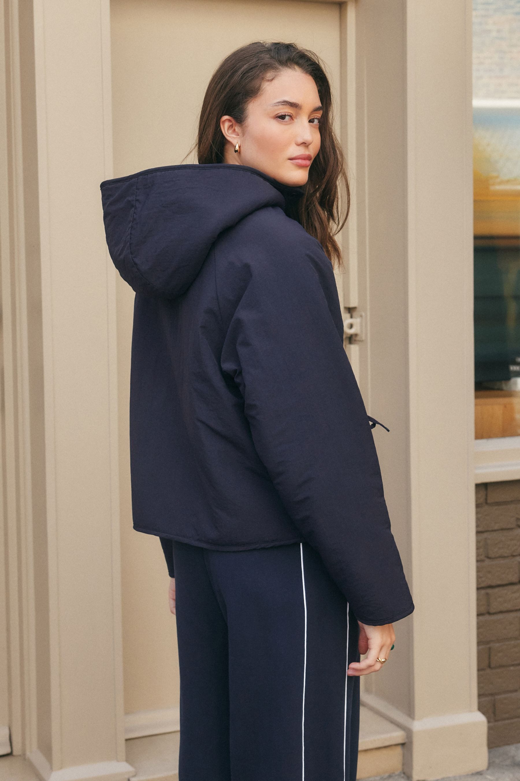 Next Regenmantel Wendebare Borg-Regenjacke (1-tlg)