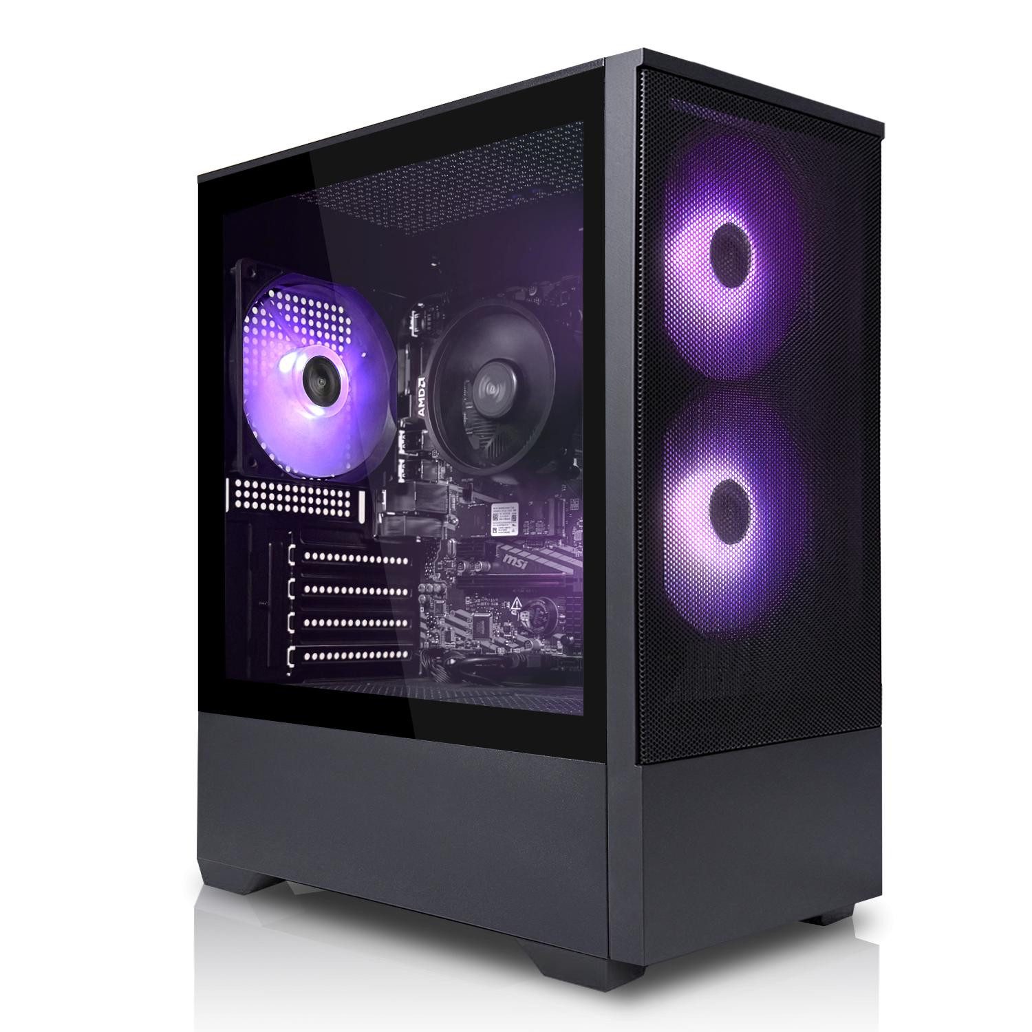 SYSTEMTREFF AMD Ryzen 7 5700X mit AMD Radeon RX 7600 8GB (AMD 5700X 5700X, Radeon RX 7600, 16 GB RAM, 512 GB SSD, Luftkühlung)