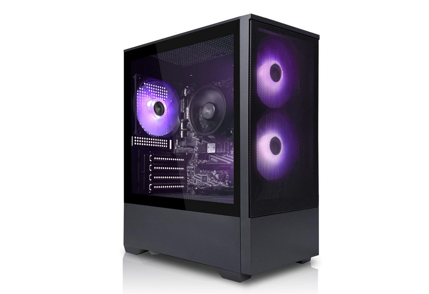 SYSTEMTREFF Basic Gaming-PC (AMD 5600GT 5600GT, RX Vega 7, 16 GB RAM, 500 GB SSD, Luftkühlung)