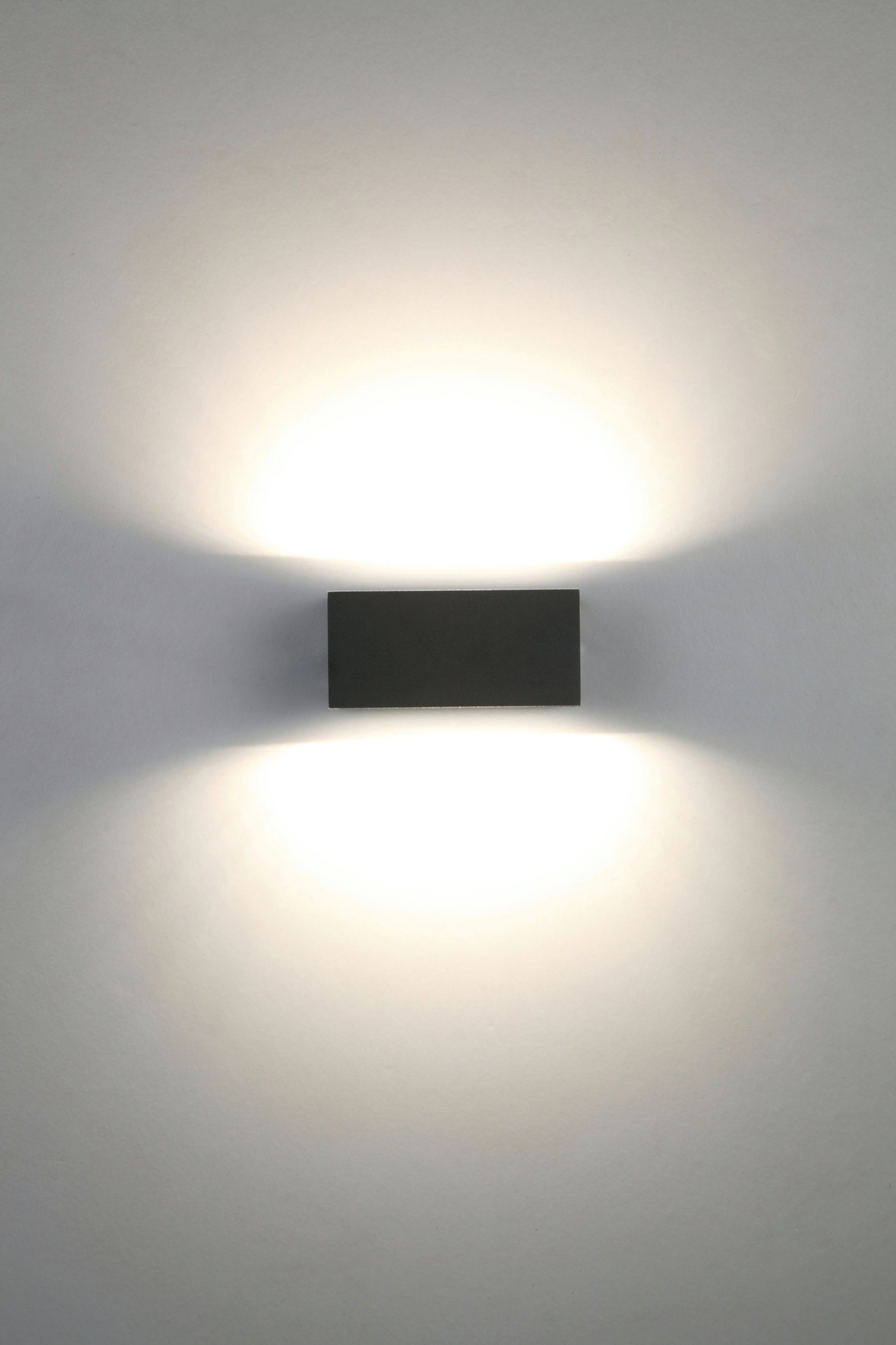 LUTEC LED LED fest Warmweiß integriert, Außen-Wandleuchte GEMINI