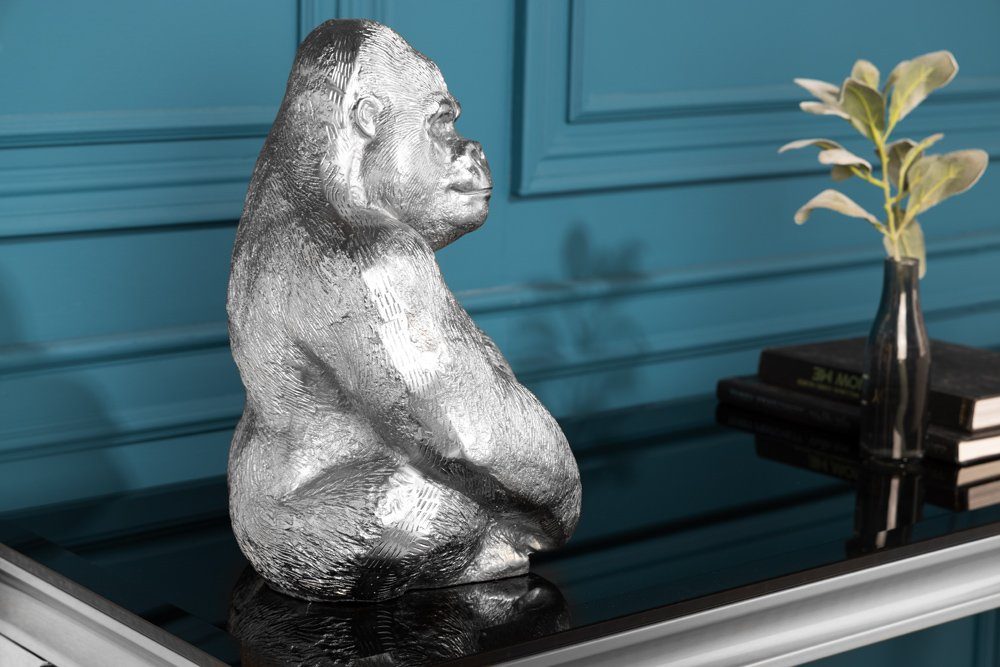 riess-ambiente Dekofigur KONG 40cm silber (Einzelartikel, 1 St), Wohnzimmer günstig online kaufen