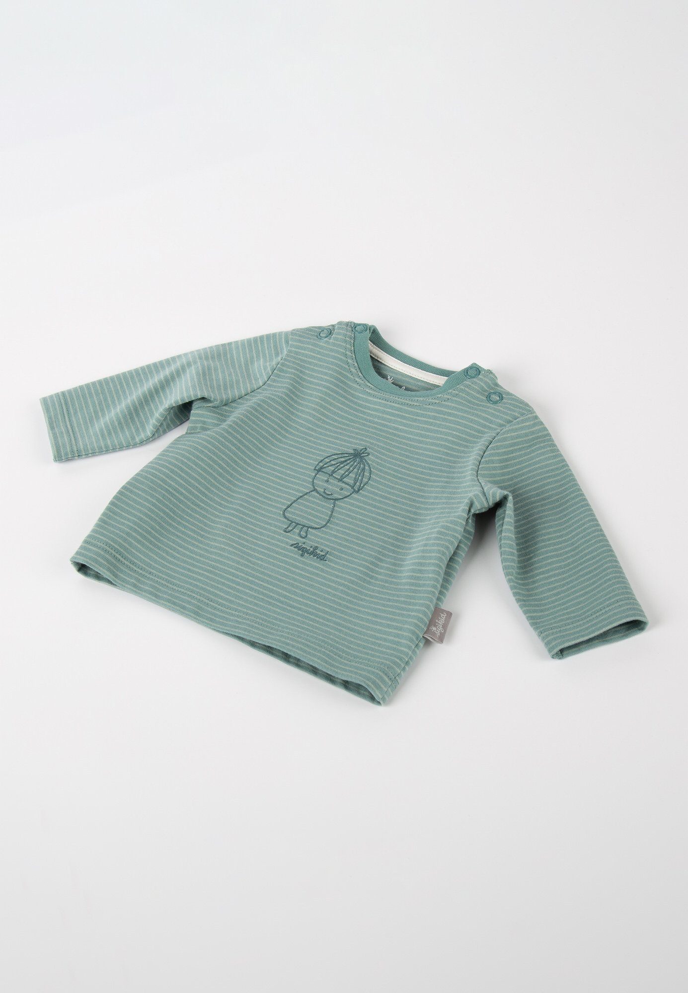 Shirt Baby grün Sigikid Langarmshirt Langarmshirt (1-tlg)