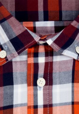 seidensticker Businesshemd Regular Regular Langarm Button-Down-Kragen Karo