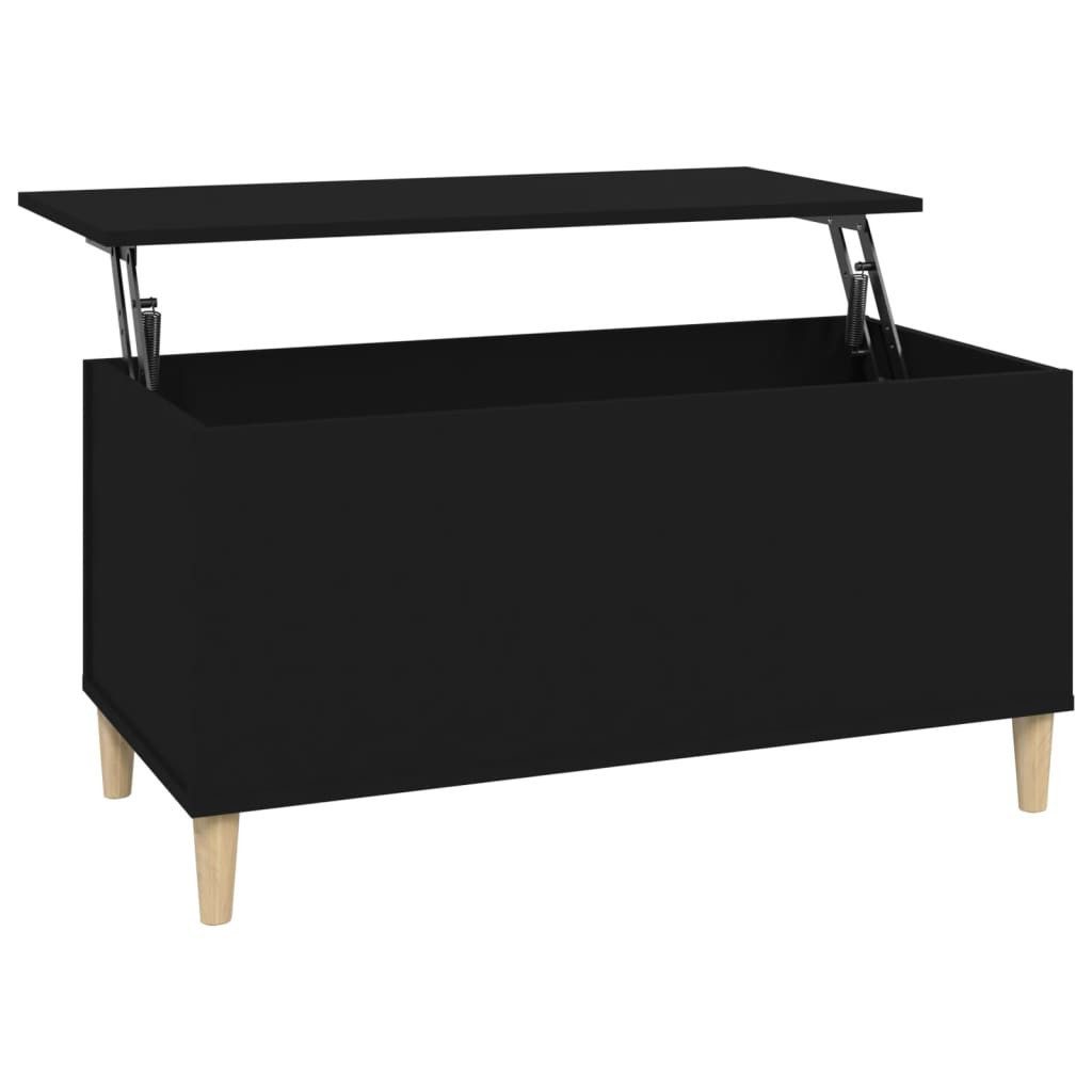 vidaXL Couchtisch Couchtisch Schwarz 90x44,5x45 cm günstig online kaufen