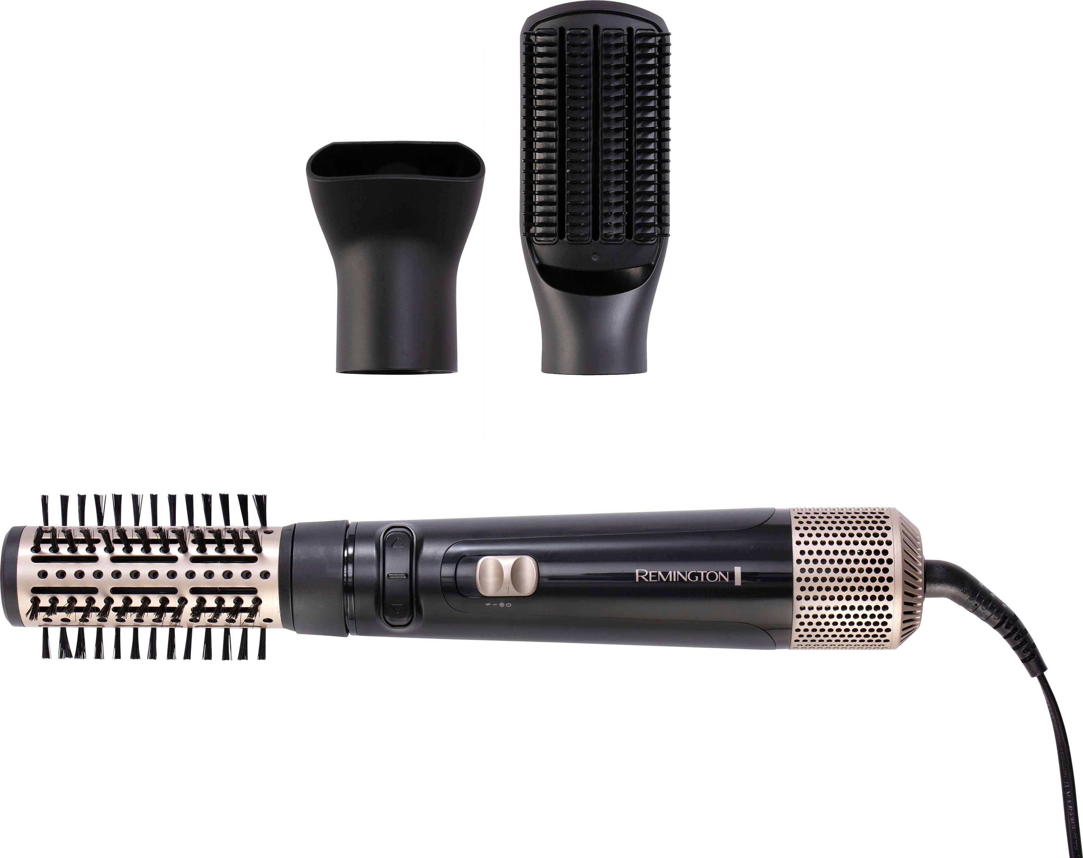 Remington Warmluftbürste Blow Dry Haarlängen Watt (rotierender AS7580, & Airstyler/Rund-& alle Style 1.000 Lockenbürste)