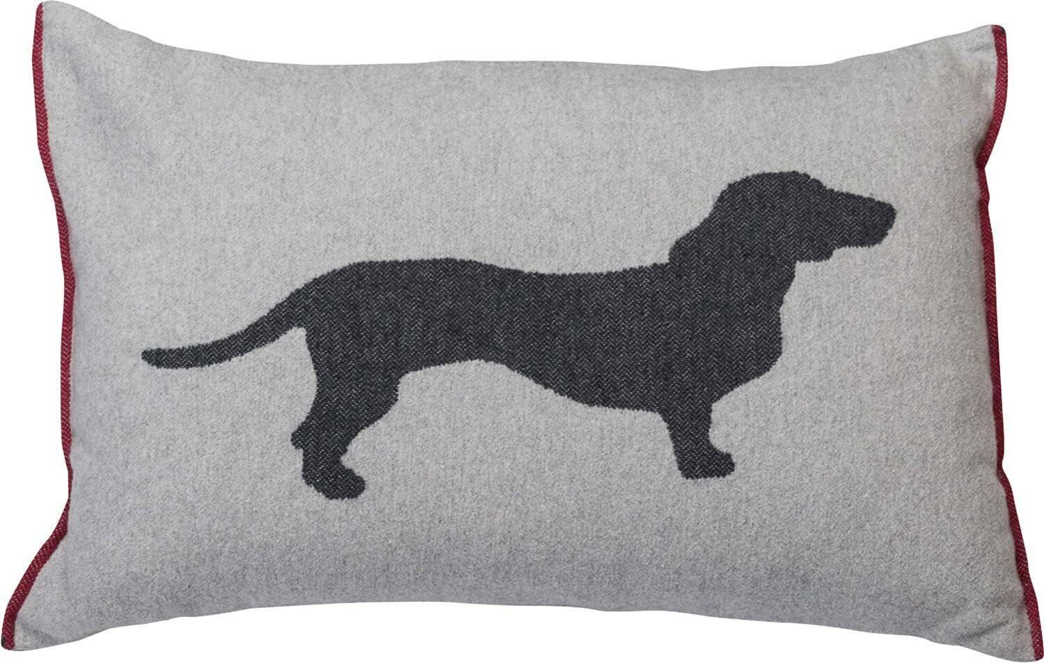 DAVID FUSSENEGGER Kissenhülle Hund Dackel 40 x 60 cm günstig online kaufen