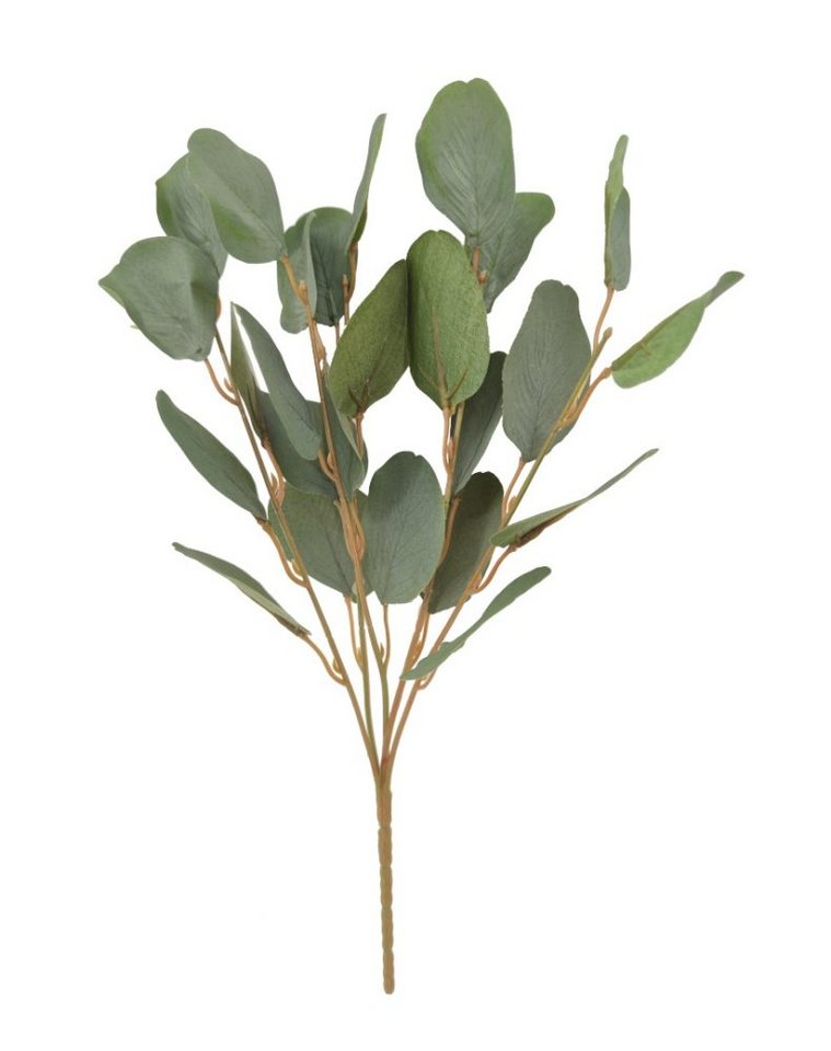 Kunstblume *naturgetreue Kunstpflanze / Strauch / Zweig* Eukalypten  (Eucalyptus), 2474U, Höhe 60 cm, künstlich, naturgetreu, täuschend echt,  HOCHWERTIG -gehobene Qualität -natürlicher Charakter
