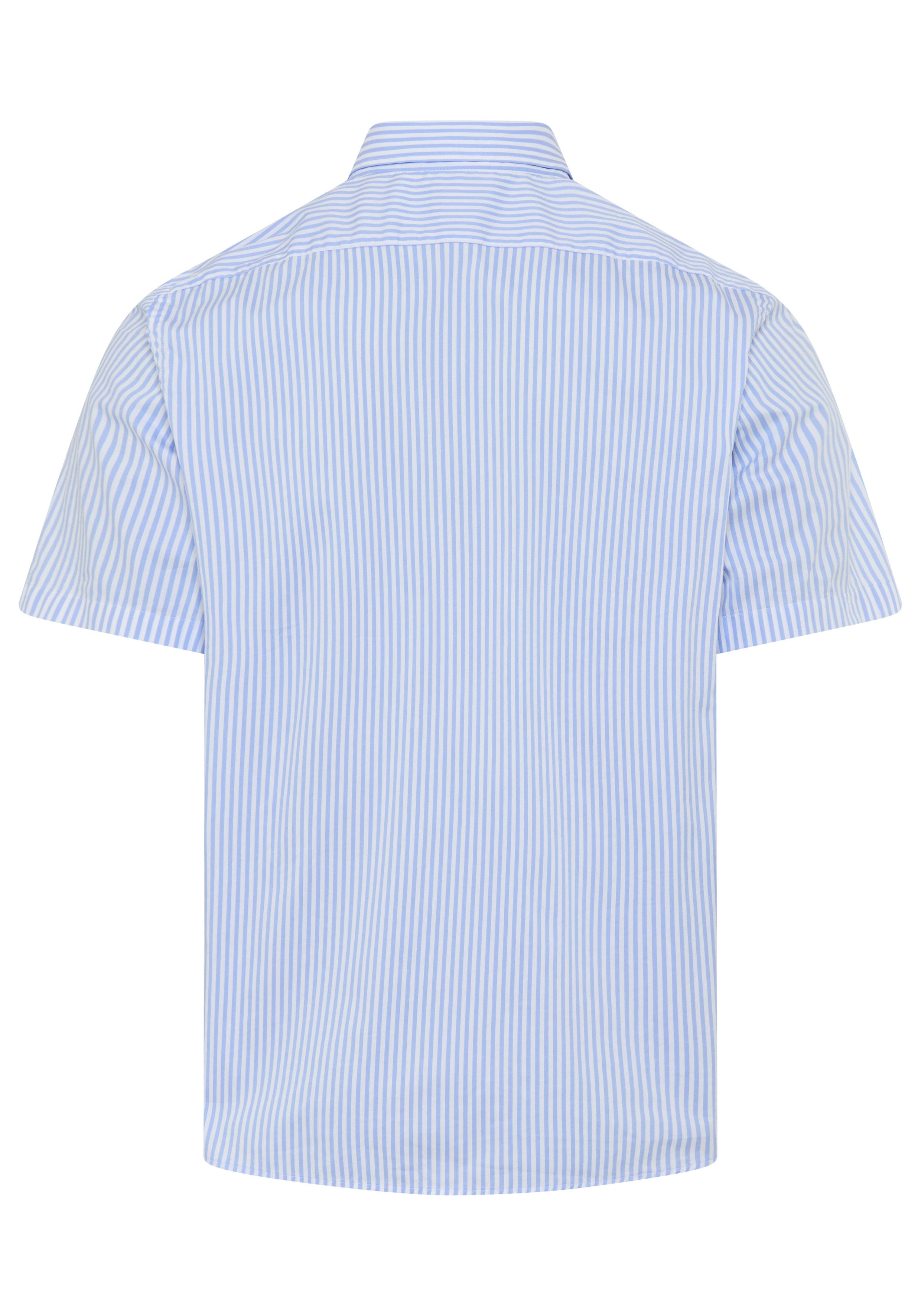 BOSS Kurzarmhemd Button-down-Kragen Regular Fit, Baumwollmix