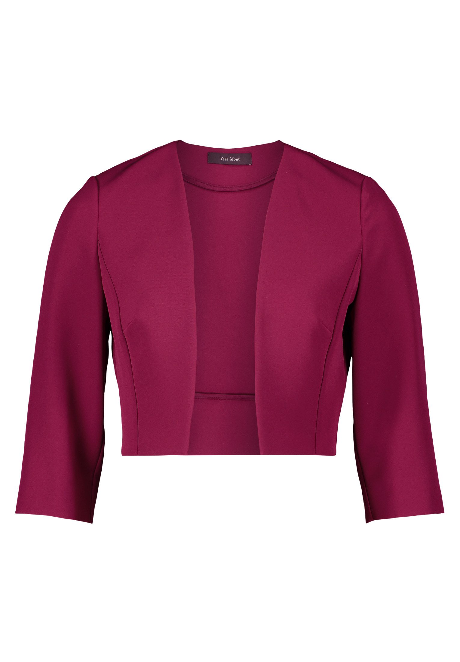 Vera Mont Bolerojacke Damen Bolero-Jacke mit Kellerfalten günstig online kaufen