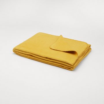 Wolldecke flauschige Kuscheldecke 150x200 cm, einfarbig, yogabox, Regional produziert