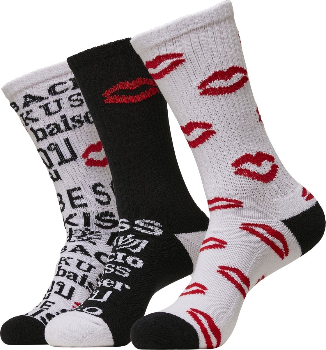 Accessories Freizeitsocken Socks Kiss MisterTee (1-Paar) 3-Pack