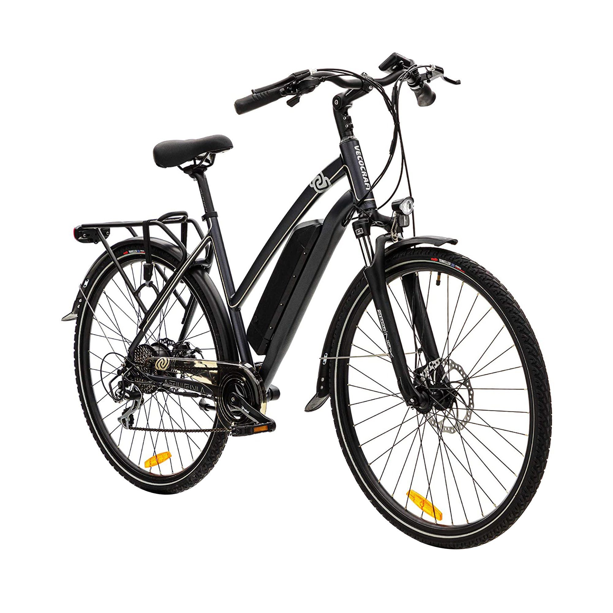VECOCRAFT E-Bike Trekkingrad Athena, 8 Gang Shimano, Kettenschaltung, Heckmotor, 468,00 Wh