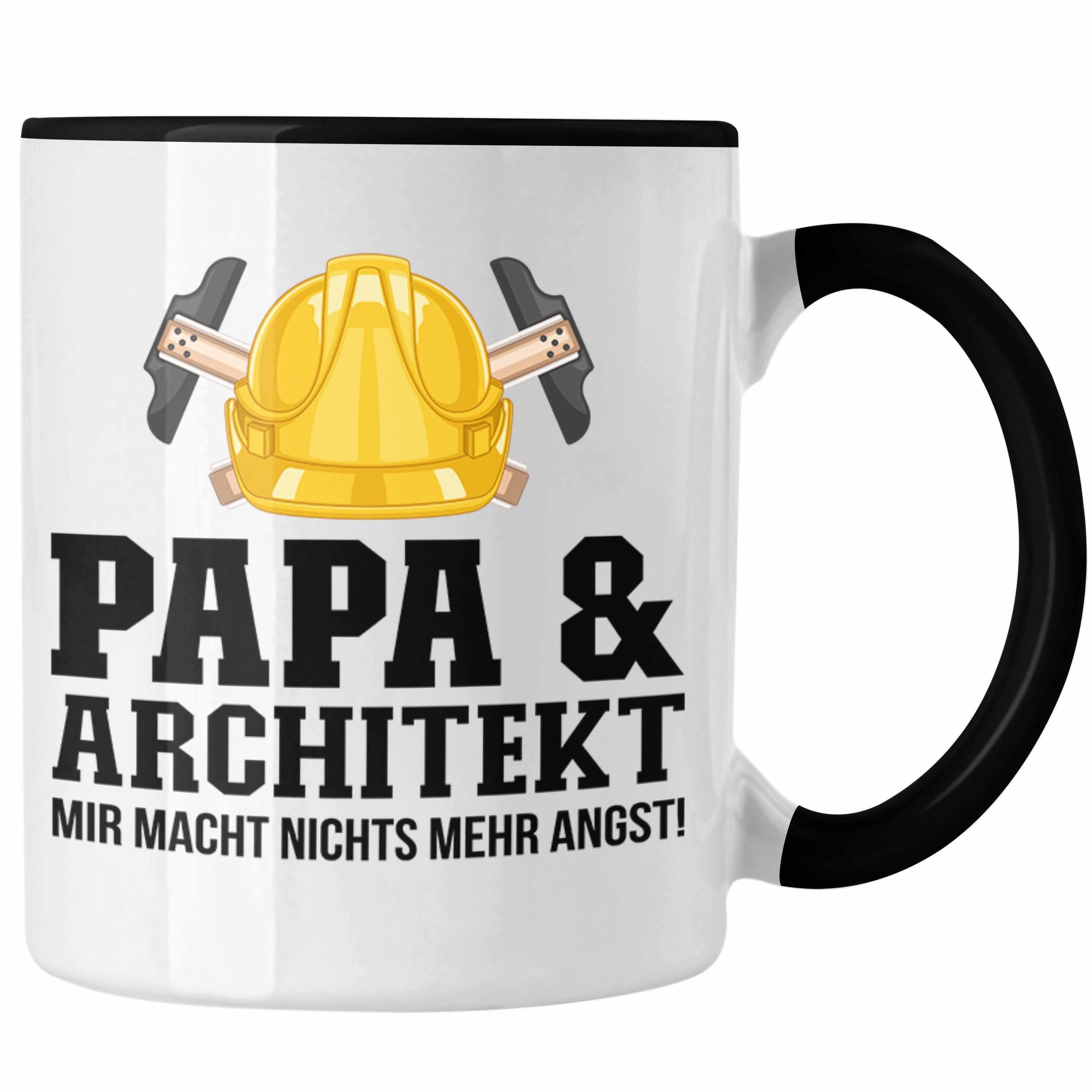 Trendation Vater für Geschenkidee Tasse Tasse Architekt - und Trendation Architekt Schwarz Papa