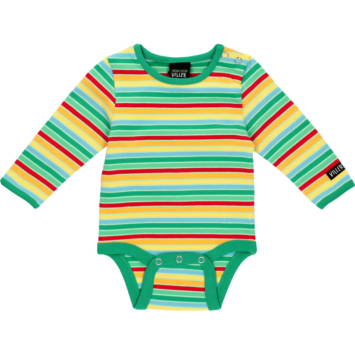 Villervalla Langarmbody Streifen Unisex Kinder (1-tlg) Langarm Einteiler, Body, Longsleeve-Body, Bodysuit, Stretchbody