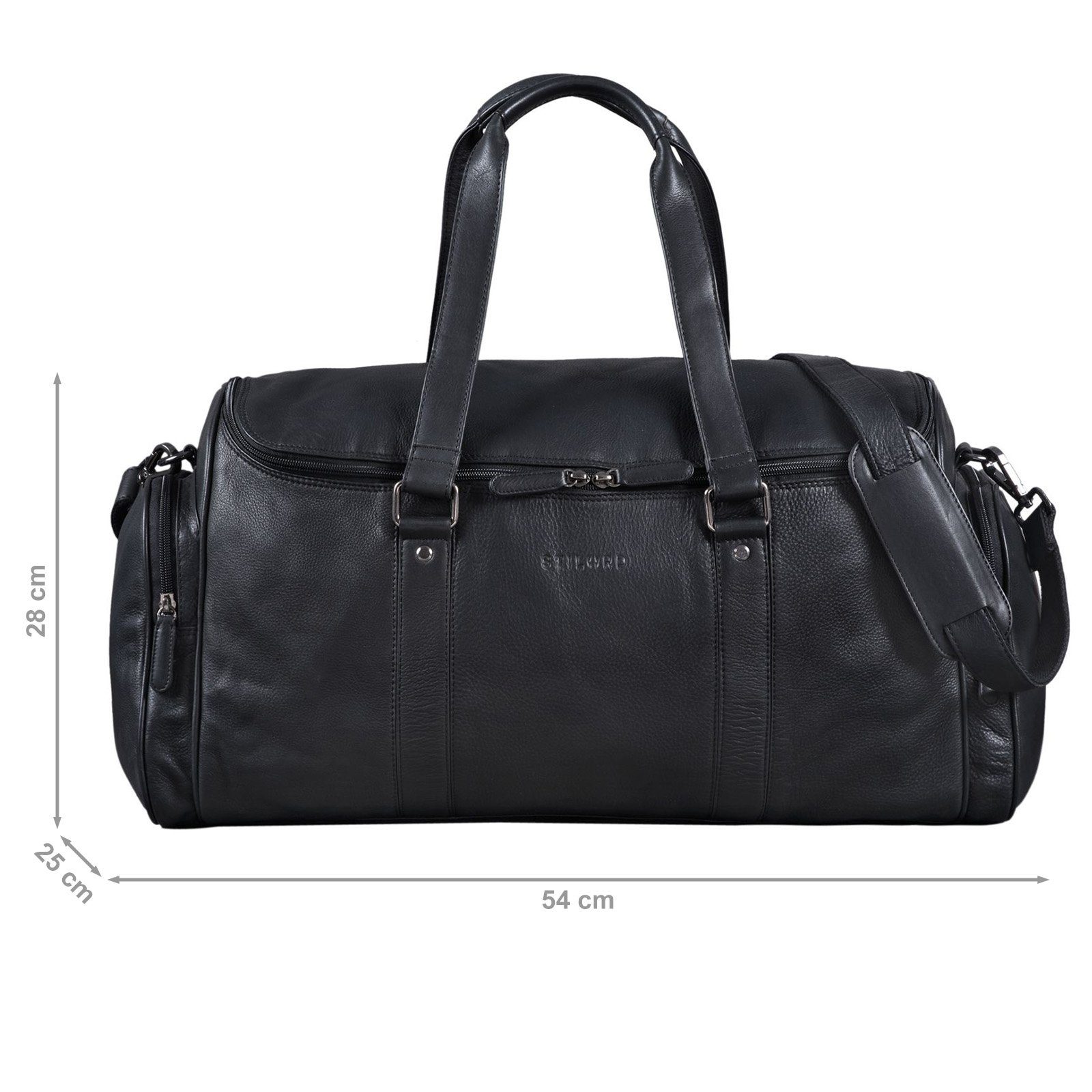 STILORD Weekender "Myles" Vintage Weekender Reisetasche Herren Leder zum Umhängen