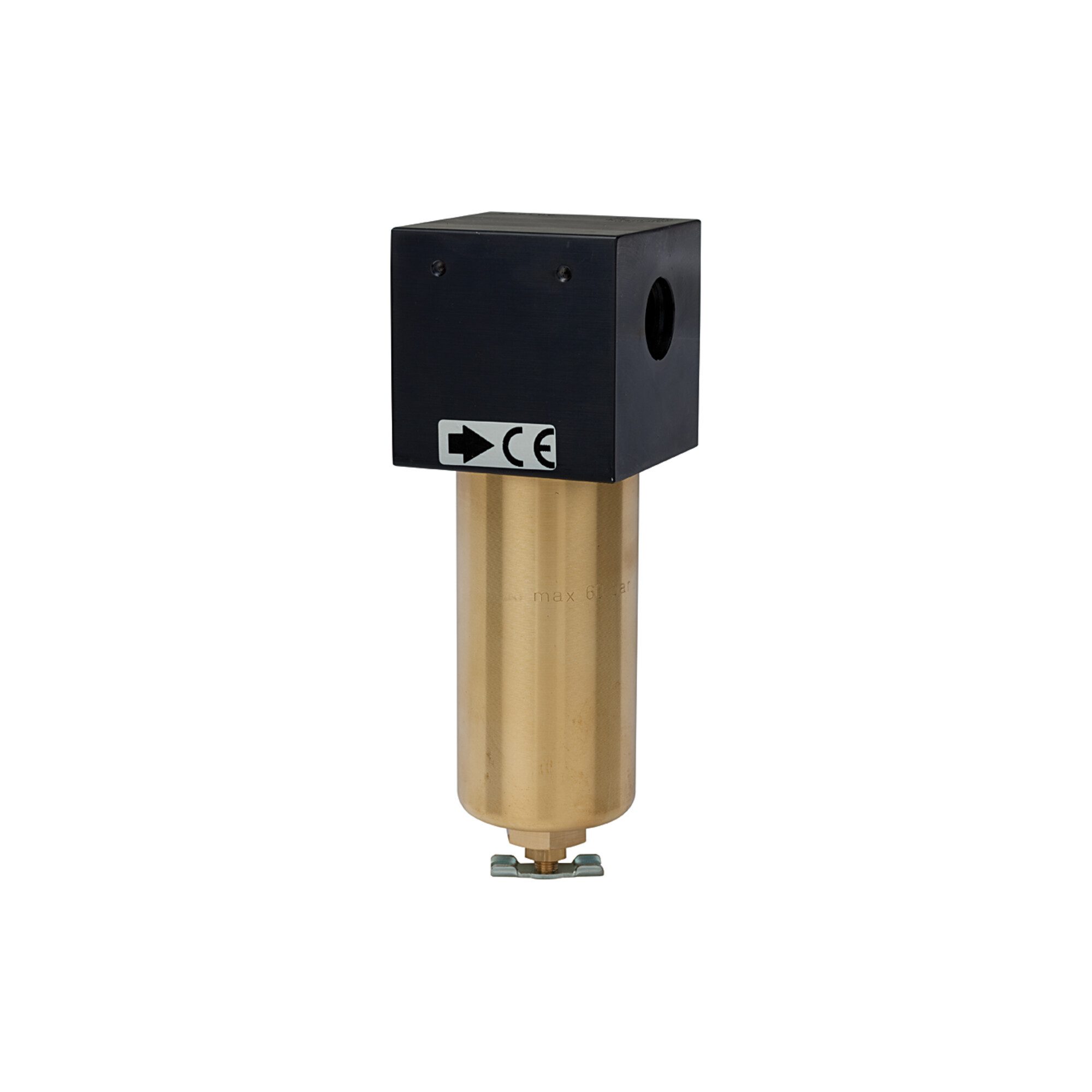 RIEGLER Druckluftgeräte-Set Riegler Filter für hohe Drücke bis 60 bar, mit Handablassventil, G 1