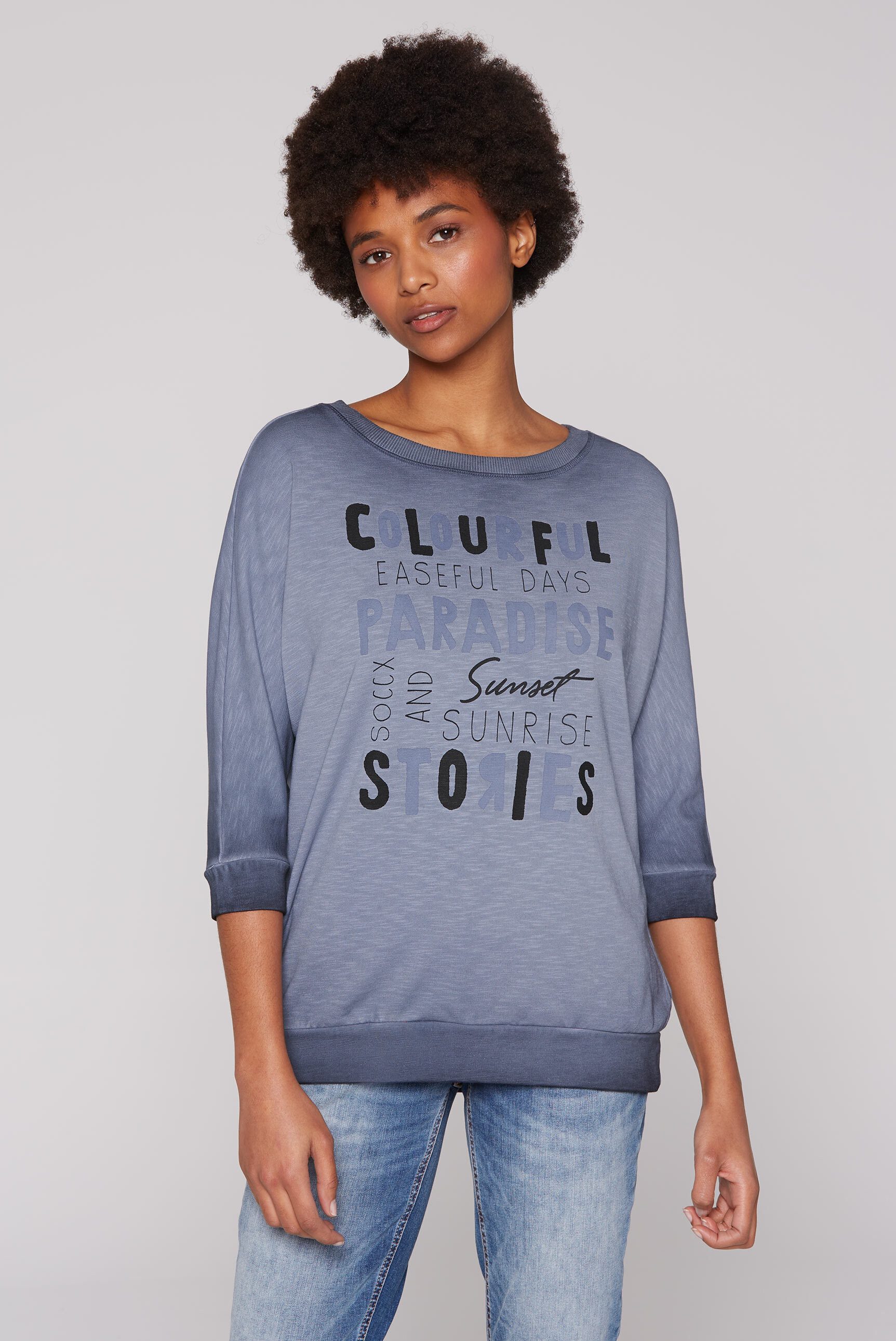 SOCCX Sweater, mit Fledermausärmeln günstig online kaufen