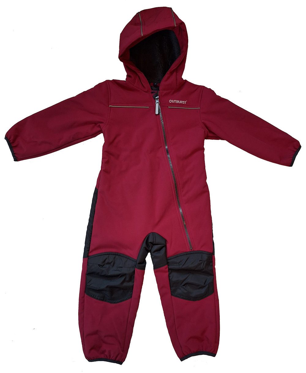 Outburst Softshelloverall Outburst Softshellanzug Overall Softshelloverall Schneeanzug pink (1-tlg)