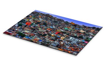 Posterlounge Alu-Dibond-Druck HADYPHOTO, Favela Rocinha in Rio de Janeiro, Fotografie