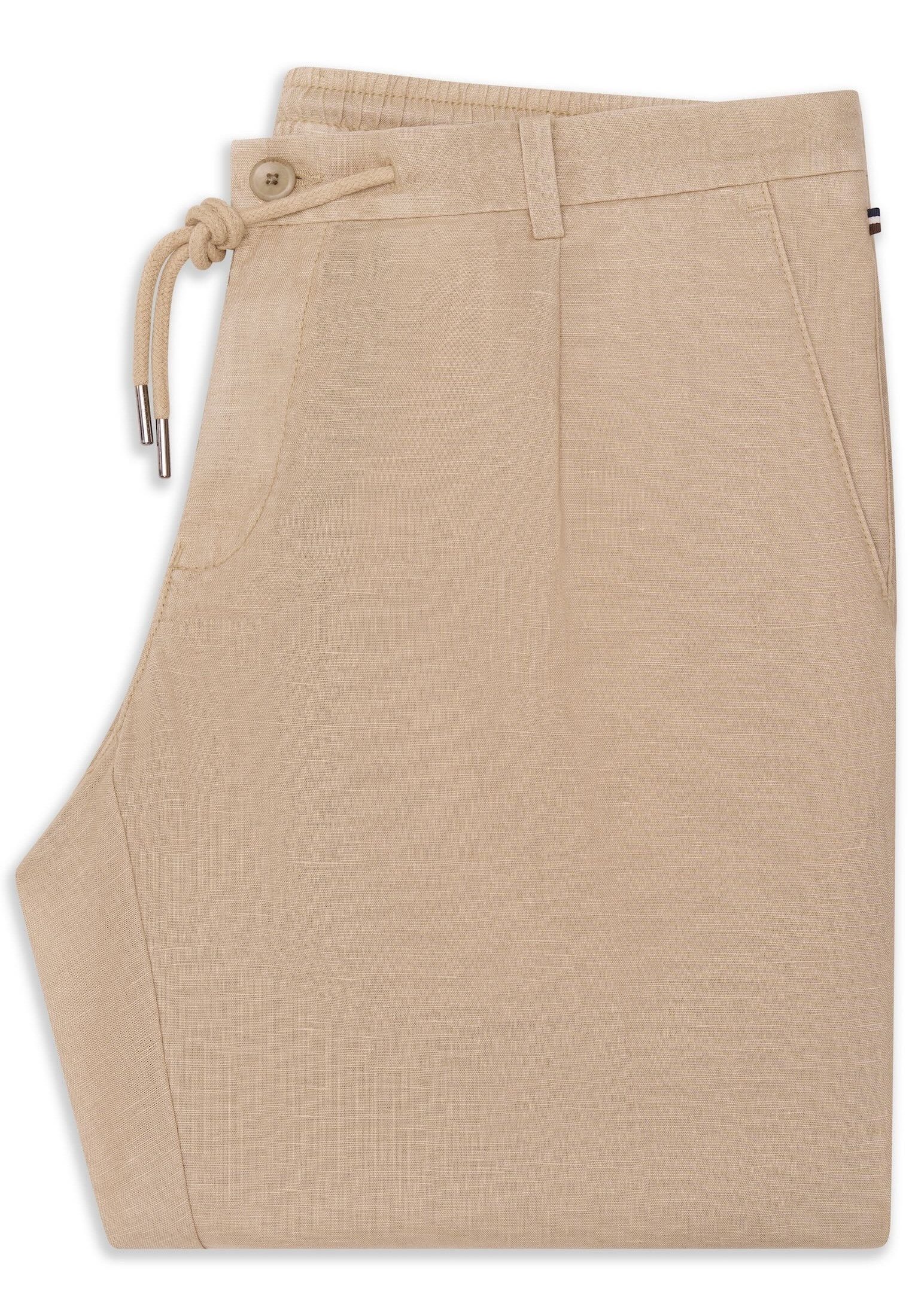 bugatti Bermudas Soft touch Leinen-Baumwoll-Mix
