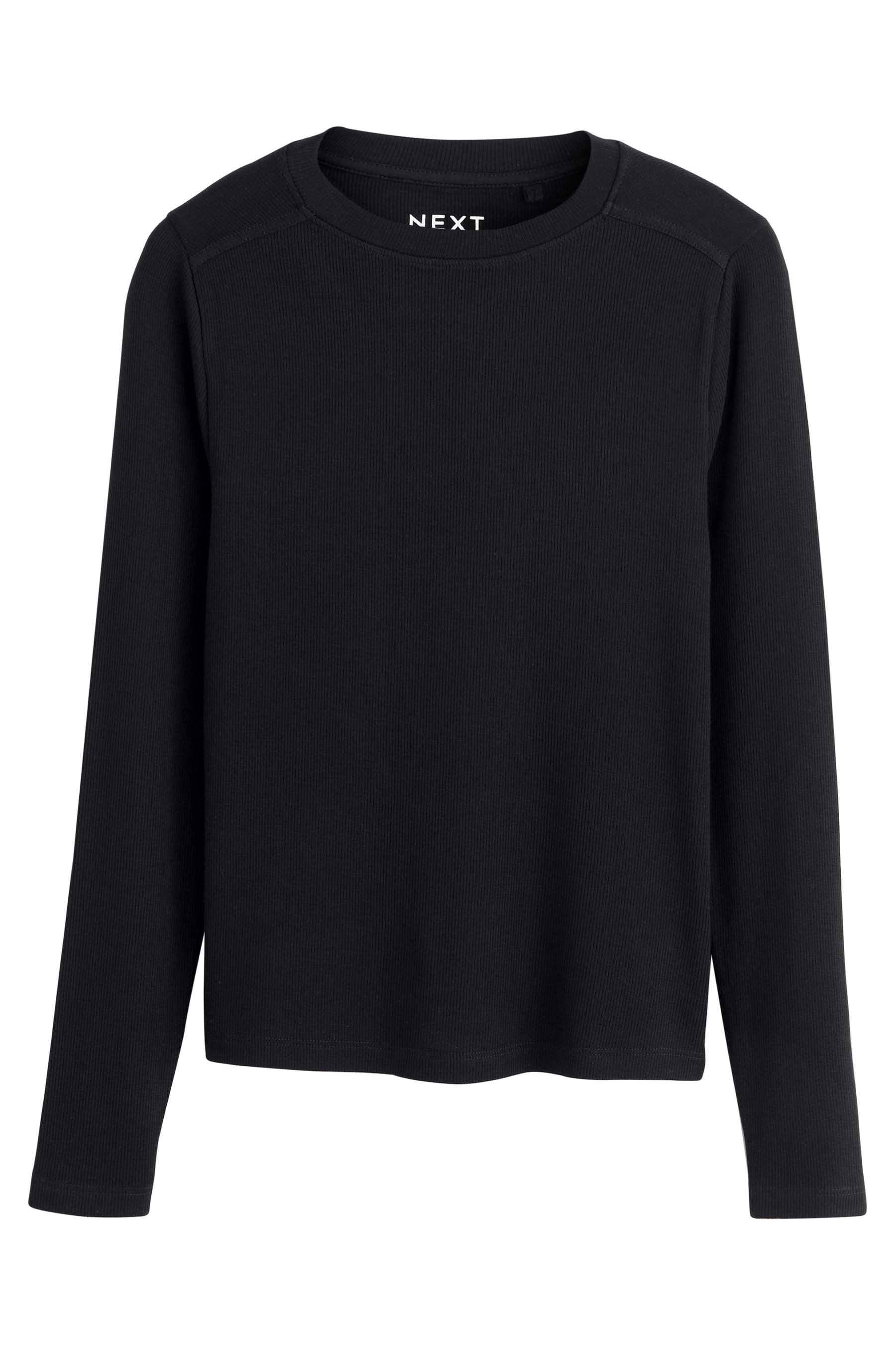 Next Blusenshirt Weiches, geripptes, leichtes Langarmshirt günstig online kaufen