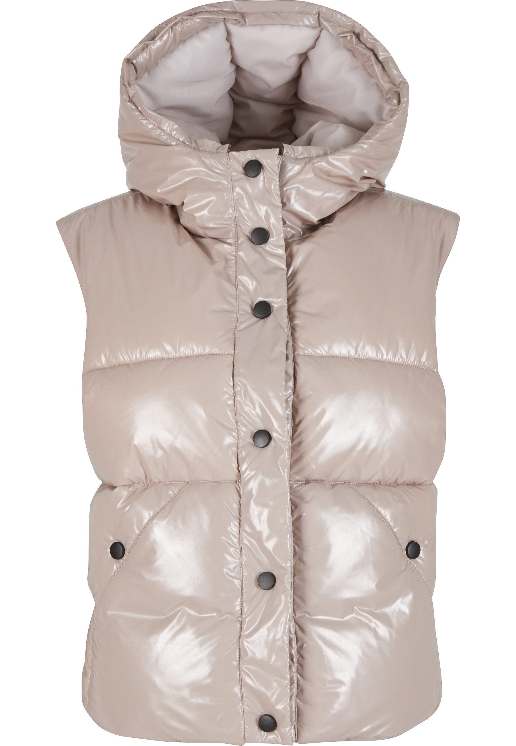 URBAN CLASSICS Steppweste Urban Classics Ladies Recycled Shiny Puffer Vest günstig online kaufen